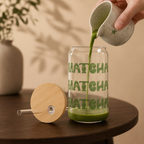 💚🍵 Sipperglas „Sage Matcha“