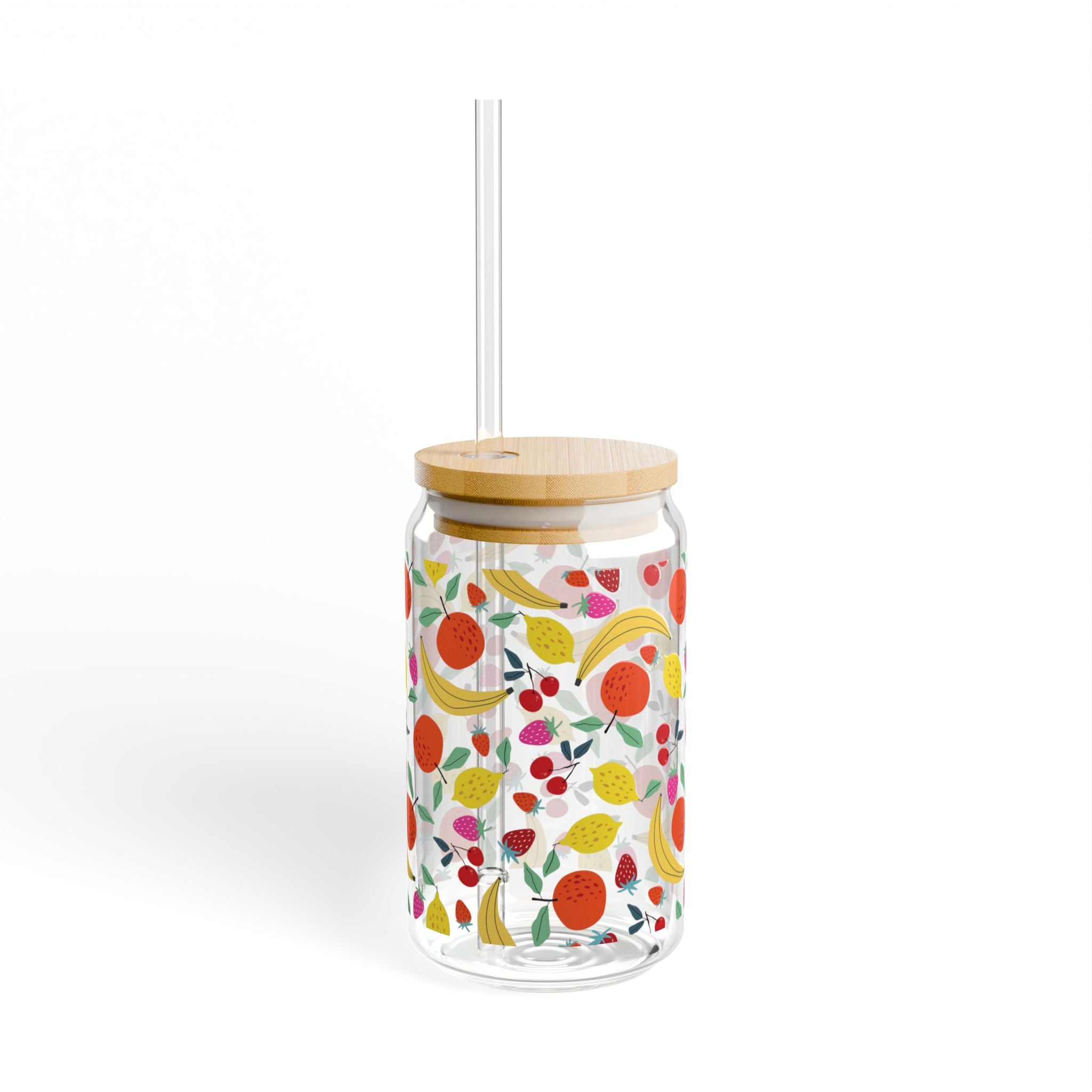💛🍋 Sipperglas „Tutti Frutti“