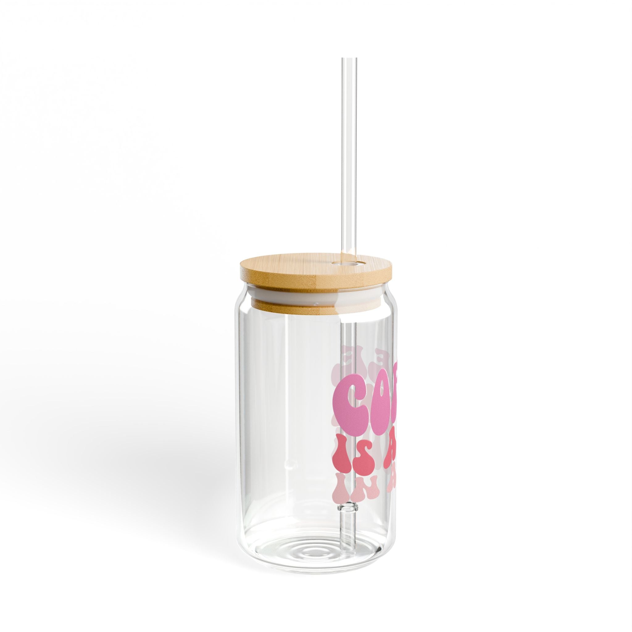 💗☕ Sipperglas „Blush Hug“