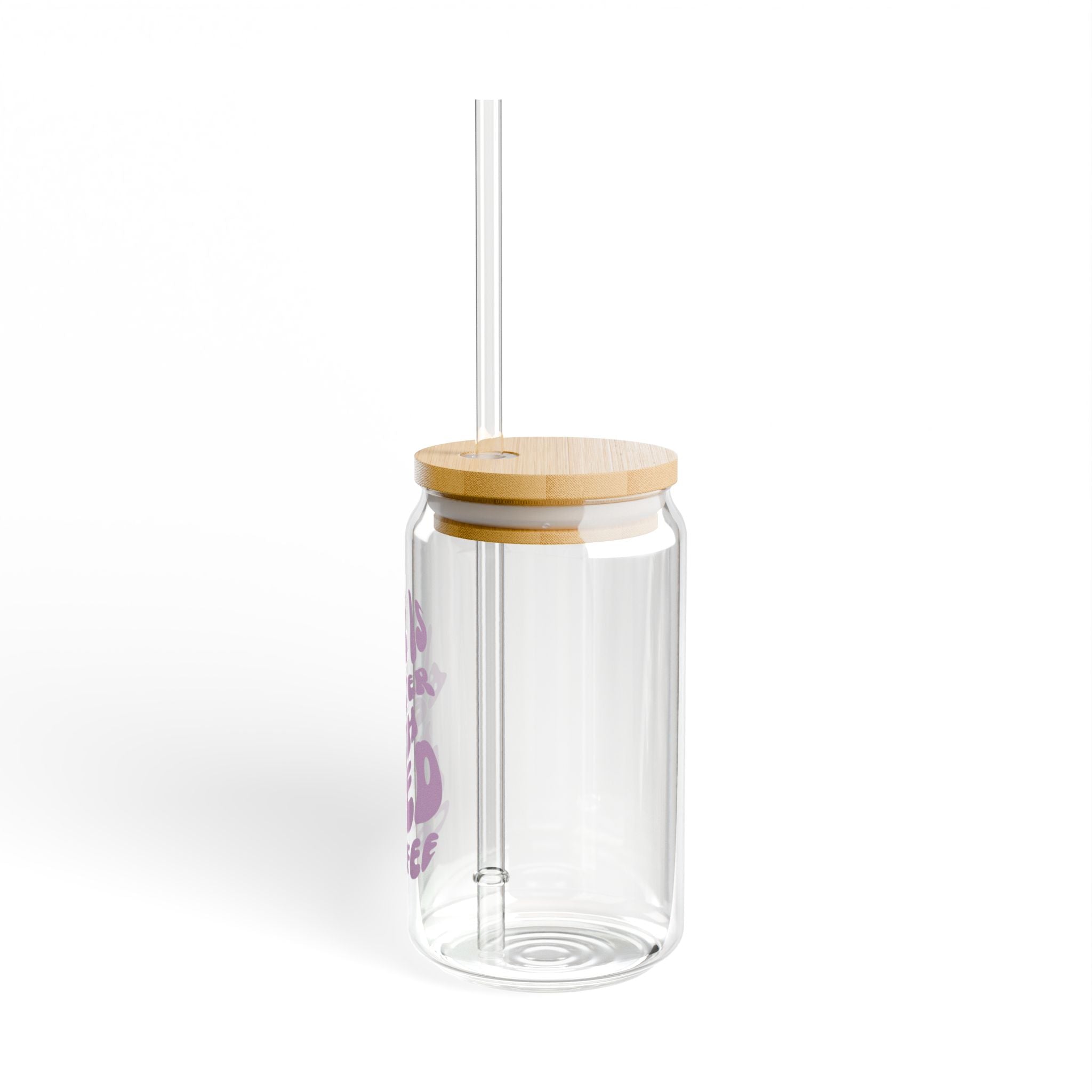 🧊 Sipperglas „Iced Coffee Club“