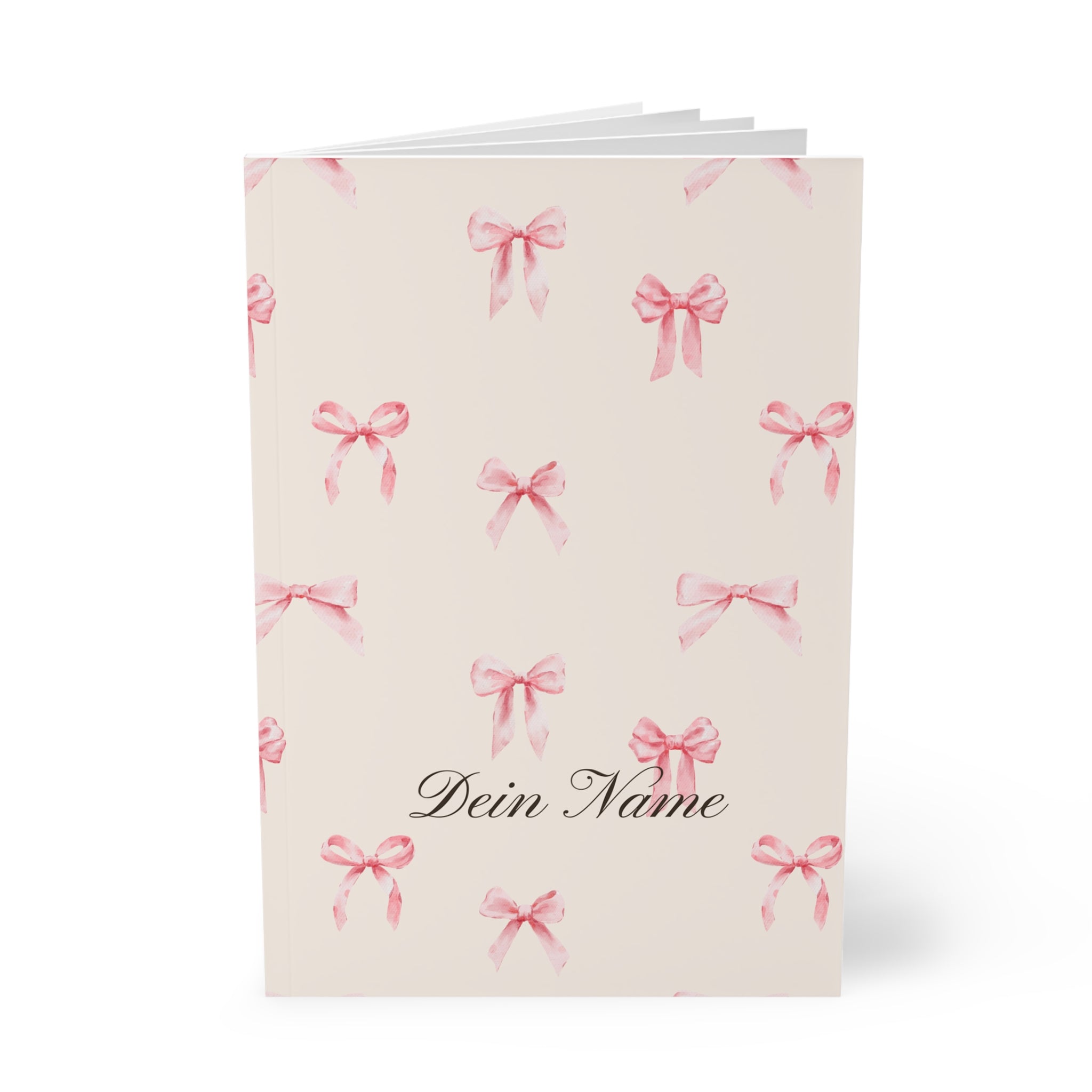 🎀 Notizbuch „Bow“ – A5