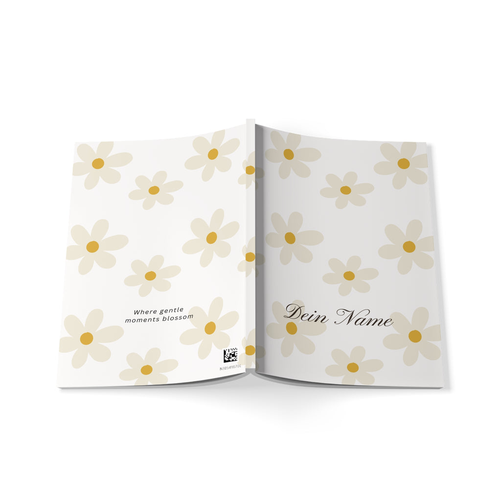 🌼 Notizbuch „Daisy“ – A5