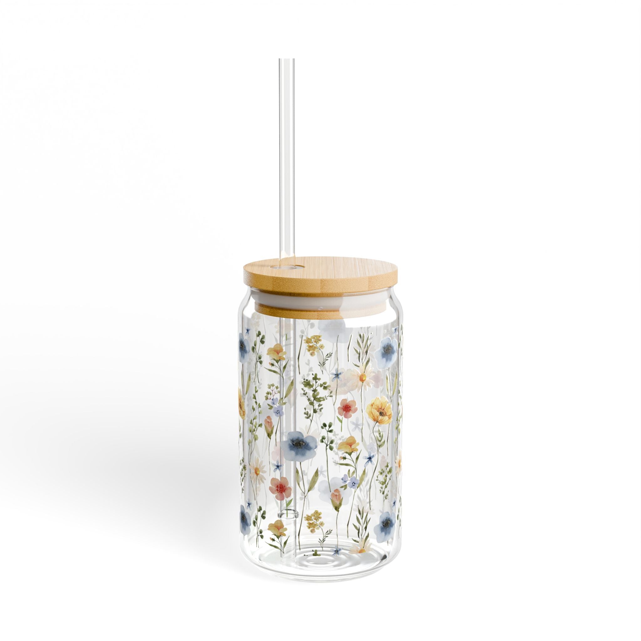 💐 Sipperglas „Soft Wildflowers“