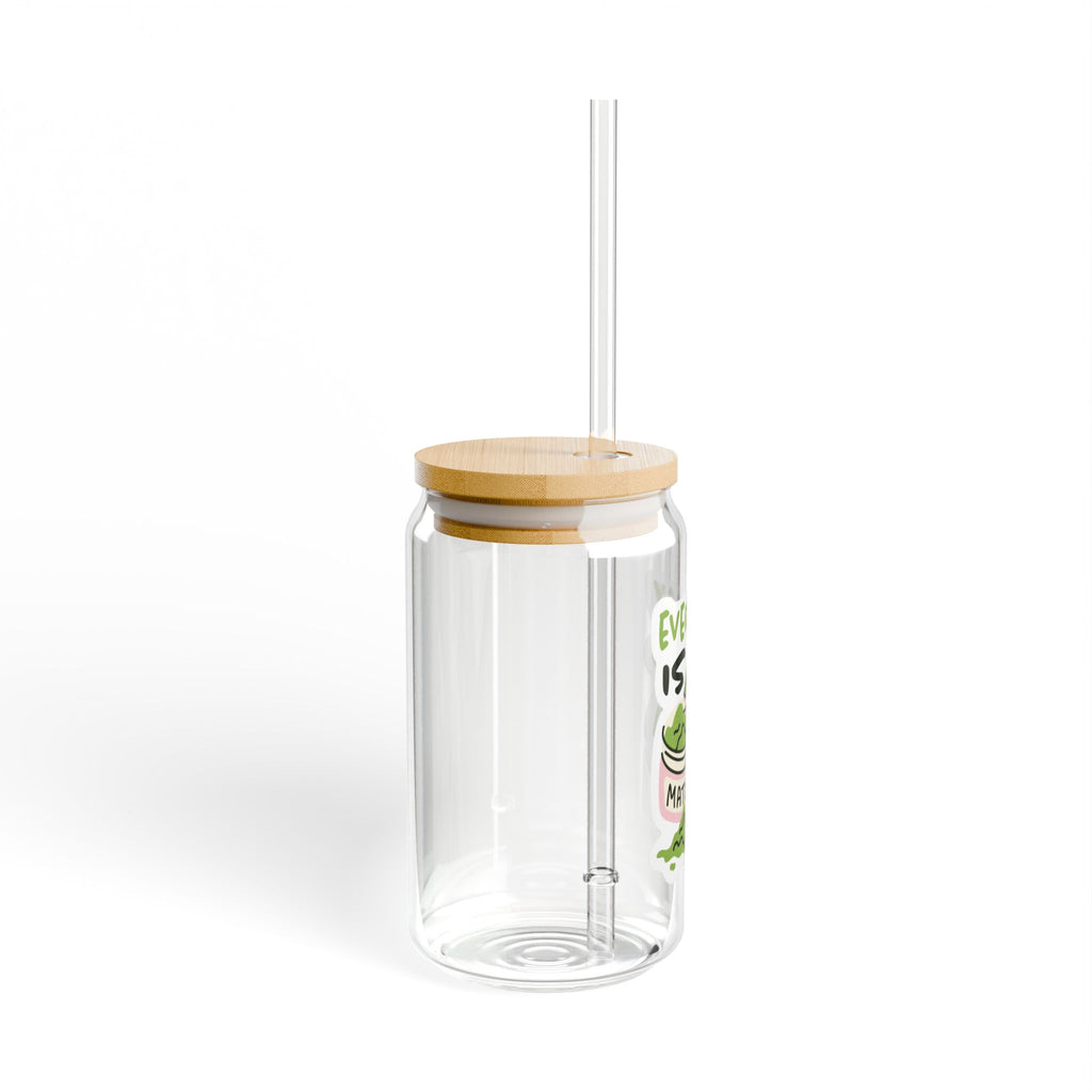 🍵 Sipperglas „Daily Matcha“