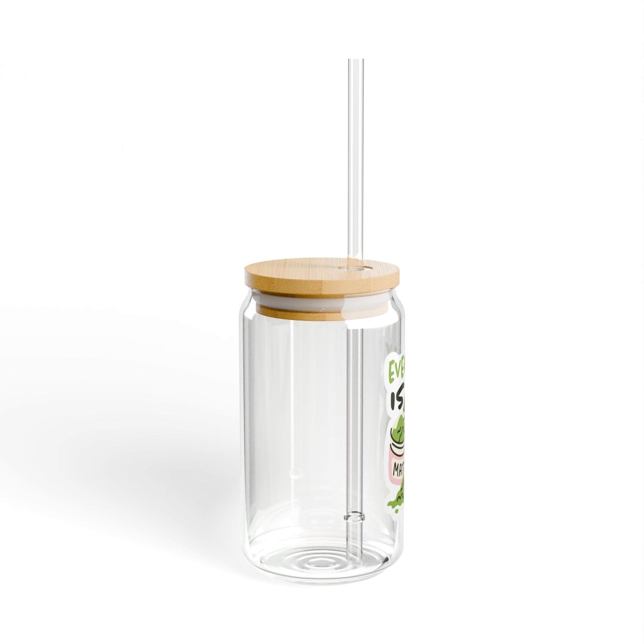 🍵 Sipperglas „Daily Matcha“