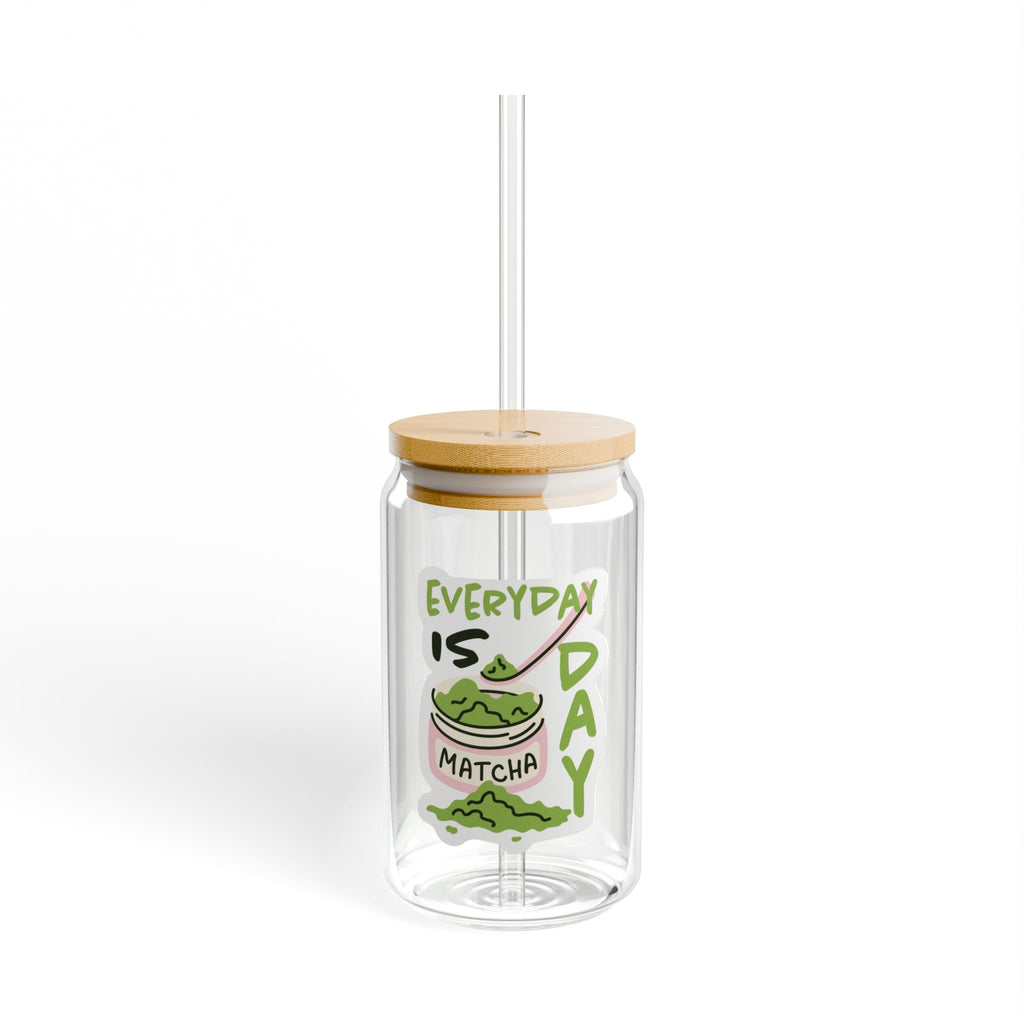 🍵 Sipperglas „Daily Matcha“