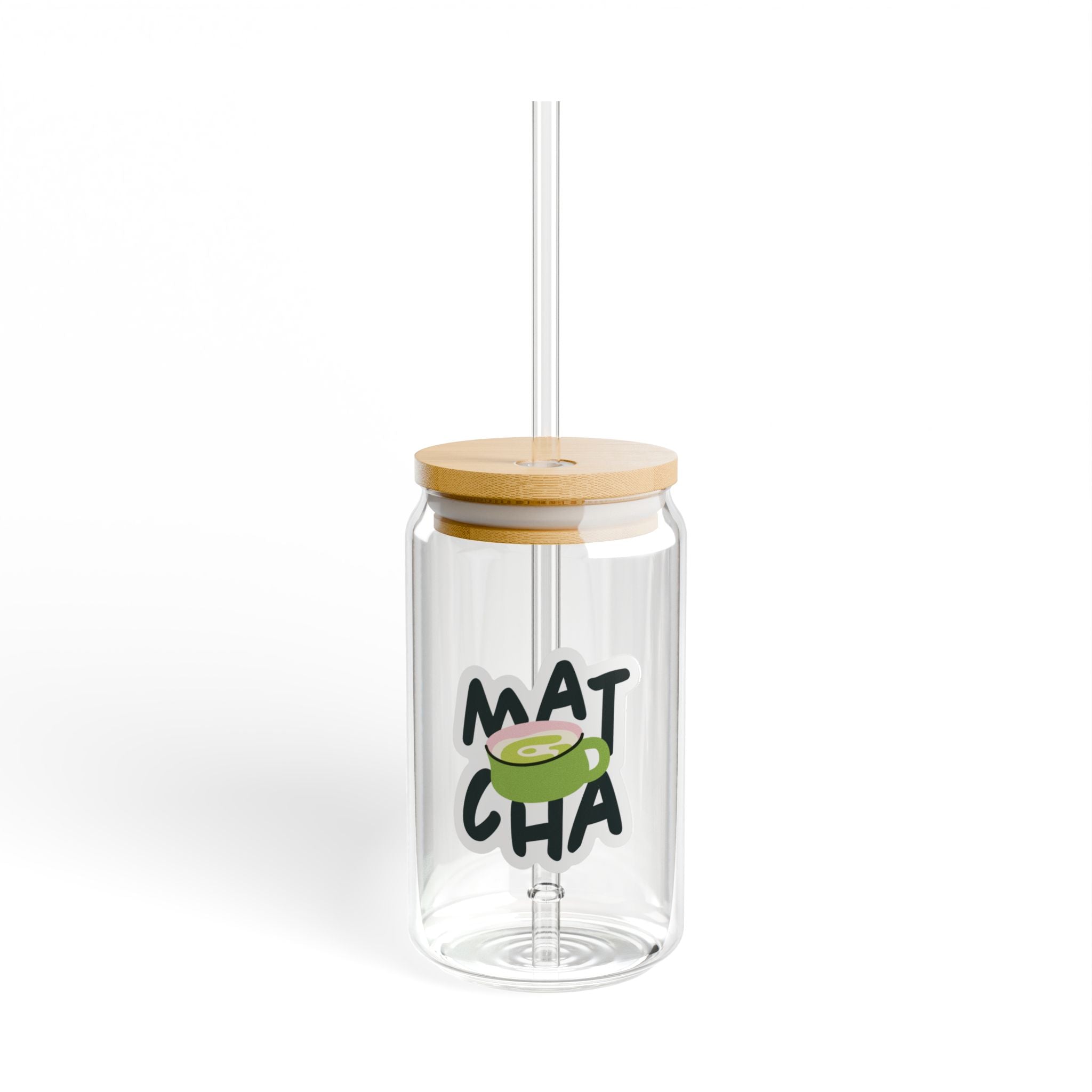 🍵 Sipperglas „Matcha Cha“