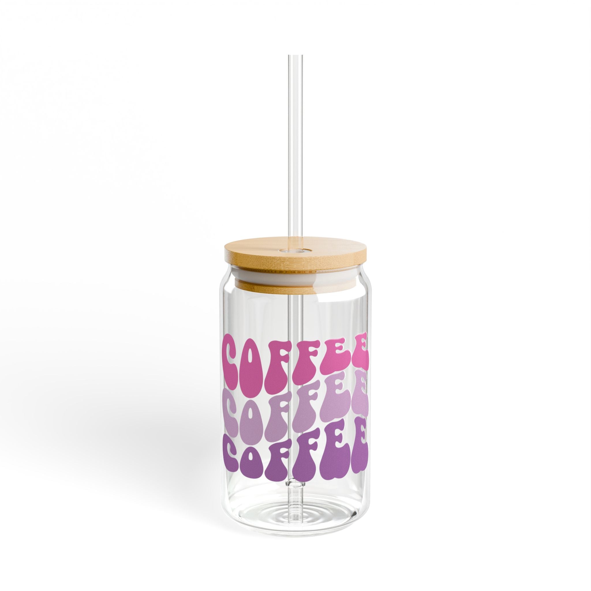 💗☕ Sipperglas „Blush Coffee“