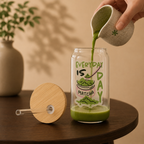 🍵 Sipperglas „Daily Matcha“